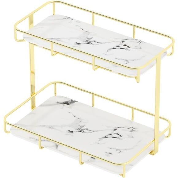 BathroomOrganizer Countertop PerfumeOrganizer Makeup Organizer Cosmetics Storage - Picture 4 of 6